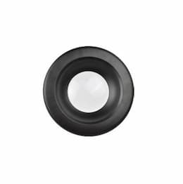 6-in Round Recessed Trim for LED Recessed Downlight, Black, 10PK