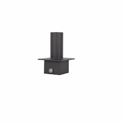 4-in Square Pole Mount w/ 2 3/8-in Tenon for Compact Area Light, BRZ