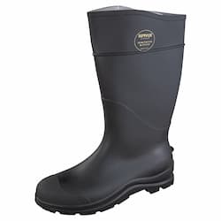 Size 12 Black Steel Toe CT Economy Knee Boots