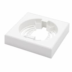 5-in Square Collar for Blink Pro Light Fixture, White