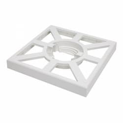 9-in Square Collar for Blink Pro Light Fixture, White