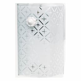 7-in U-Channel Shade, Vertical, White