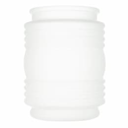 Mason Jar Glass Lamp Shade, Frosted White