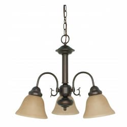 60W Ballerina 20" Chandelier, Mahogany Bronze