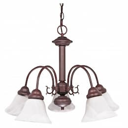 60W 24" Ballerina Chandelier Light, Old Bronze