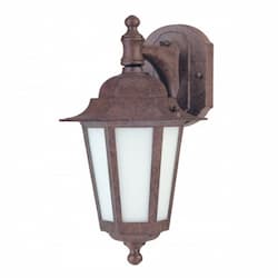 13W, Cornerstone 13" Wall Lantern Light, Old Bronze Finish