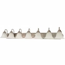 100W 48" Ballerina Vanity Light, Brushed Nickel