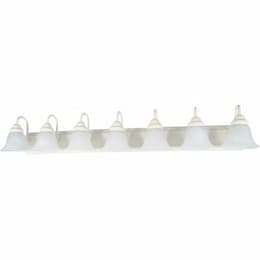 100W 48" Ballerina Vanity Light, Textured White