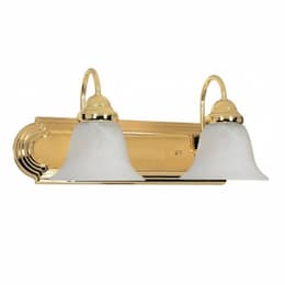 100W 18" Ballerina Vanity Light, Polished Brass