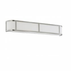 13W Odeon Wall Sconce Light, 4-Light, GU24 Base, Brushed Nickel