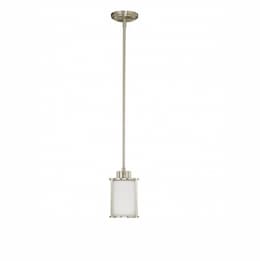 13W Odeon Mini Pendant, 1-Light, GU24 Base, Brushed Nickel