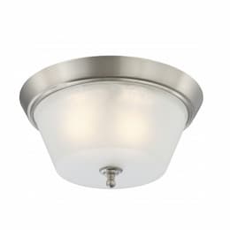 Surrey Flush Dome Light, Frosted Glass