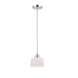 Soho Mini Pendant Light, Satin White Glass