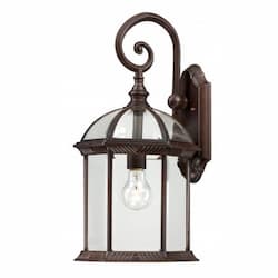 100W 19" Outdoor Wall Light, Rustic Bronze