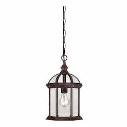 100W 14" Outdoor Hanging Light, Rustic Bronze