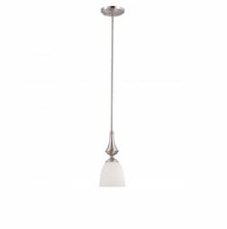 100W Patton Mini Pendant, Brushed Nickel