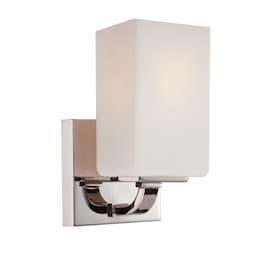 4.5in Vista Vanity Light Fixture, 1-light, Polished Nickel