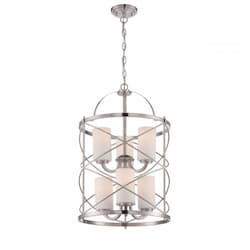 Ginger 2-Tier Chandelier Light, Brushed Nickel