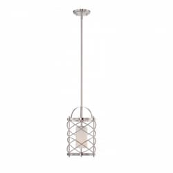 Ginger Mini Pendant Light, Brushed Nickel