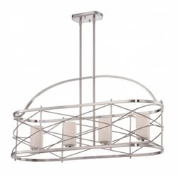 Ginger Island Pendant Light, Brushed Nickel