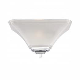 Teller Wall Sconce Light, 1-light, Polished Chrome