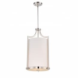 Meadow Foyer Light, Polish Nickel Finish