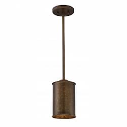 60W, Kettle Mini Pendant Light, Vintage Lamp, Weathered Brass Finish