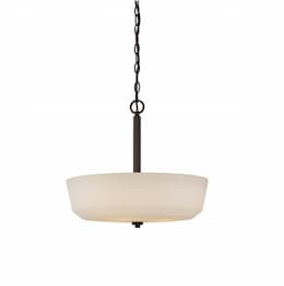 240W Willow Pendant Light, 4-Light, Forest Bronze