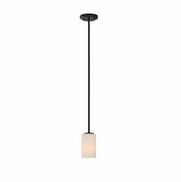 100W Willow Mini Pendant Light, 1-Light, Forest Bronze