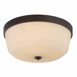 Laguna LED Flush Mount Ceiling Light, Forest Bronze