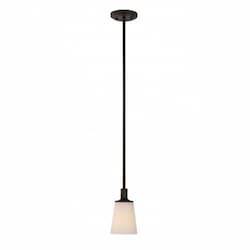 Laguna Mini Pendant Light, White Glass 