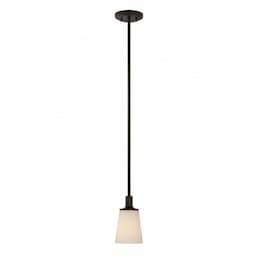 Laguna Mini Pendant Light, White Glass 