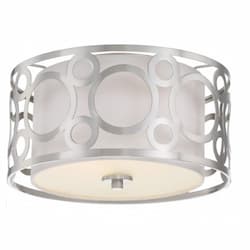 Filigree LED Flush Mount Light, Brushed Nickel Finish