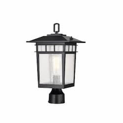 16-in Cove Neck LG Outdoor Post Light Fixture w/o Bulb, 120V, TB