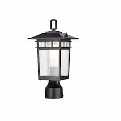 14-in Cove Neck SM Outdoor Post Light Fixture w/o Bulb, 120V, TB