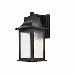 13-in Stillwell SM Outdoor Lantern Fixture w/o Bulb, 120V, Matte Black