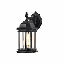 12-in Hopkins SM Outdoor Lantern Fixture w/o Bulb, 120V, Matte Black