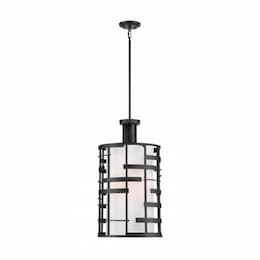 Lansing 4-Light Pendant Light Fixture, Textured Black