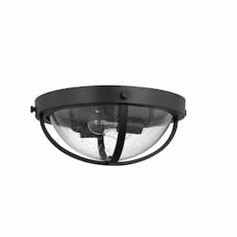 Lincoln Large Flush Mount Fixture w/o Bulbs, 2-Light, Medium Base, MB