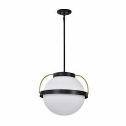 Lakeshore Medium Pendant Light Fixture w/o Bulb, 120V, MB/NB