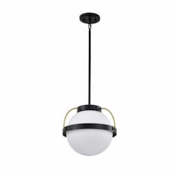 Lakeshore Large Pendant Light Fixture w/o Bulb, 120V, MB/NB