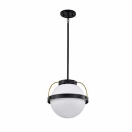 Lakeshore Large Pendant Light Fixture w/o Bulb, 120V, MB/NB