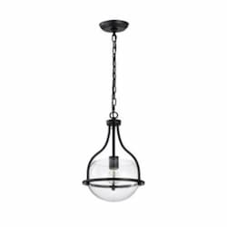 10-in Amado Pendant Light Fixture w/o Bulb, 120V, Matte Black