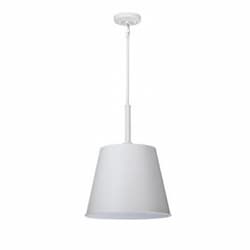 Alexis Large Pendant Fixture w/o Bulb, 120V, Matte White