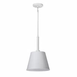 Alexis Small Pendant Fixture w/o Bulb, 120V, Matte White