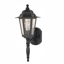 Cornerstone, 18" Wall Lantern Light, Textured Black Finish