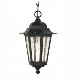 Cornerstone, 13" Hanging Lantern Light, Old Textured Black