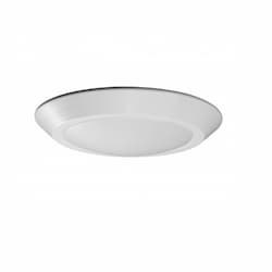 10.5W LED Flush Mount Light Fixture, Disk Light, White