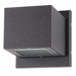 Verona LED Outdoor Vertical Square Light Fixture, Anthracite