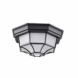 18.5W LED Spider Fixture, Dimmable, 1100 lm, 120V, 3000K, Black